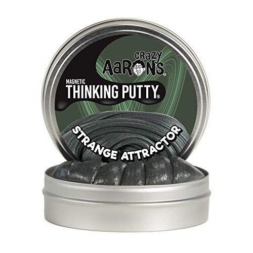 Crazy Aarons Thinking Putty 4 Tin - Strange Attractor - Magnetic Putty With Memory Effect Soft Texture - Never Dries Out
