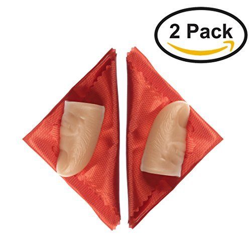 Skipsi Disappearing Silk Fake Thumb Tip Magic Trick Gimmick (2 Pack)