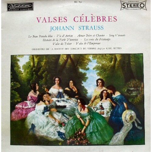 Valses Célèbres (Orchestre De La Société Des Concerts De Vienne - Dir.Karl Ritter)