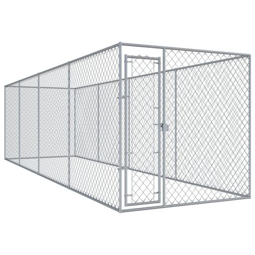 Vidaxl Chenil D'extérieur Pour Chiens 7,6x1,9x2 M