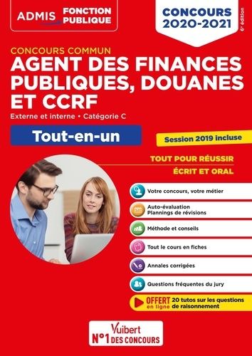 Concours Commun Agent Des Finances Publiques, Douanes Et Ccrf Externe, Interne, Catégorie C - Tout-En-Un