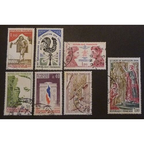 France Oblitéré N°1770 Et + Lot De 7 Timbres De 1973