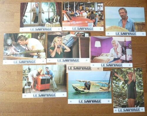 Le Sauvage De Jean-Paul Rappeneau Avec Yves Montand, Catherine Deneuve... - Jeu B De 9 Photographies En Couleur