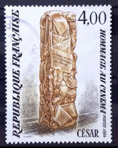 Sculpture De César - Hommage Au Cinéma 4,00 (Magnifique N° 2299) Obl - France Année 1984 - N27170
