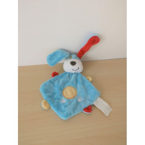 Doudou Chien Bleu Rouge Jaune Kimbaloo