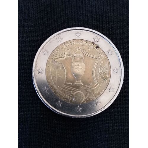 2 Euros Uefa 2016 France