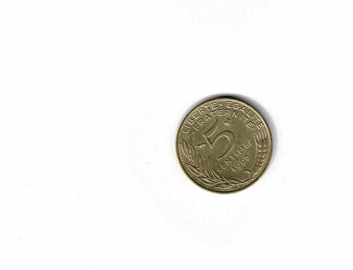 Pièce De 5 Centimes Marianne 1996