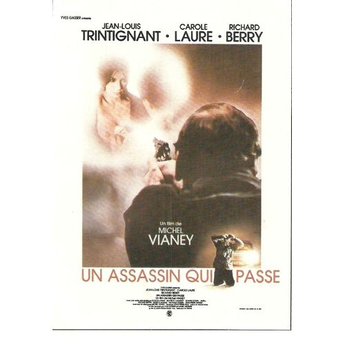 Mini Affichette De Cinéma "Un Assassin Qui Passe" 1980 Film De Michel Vianey