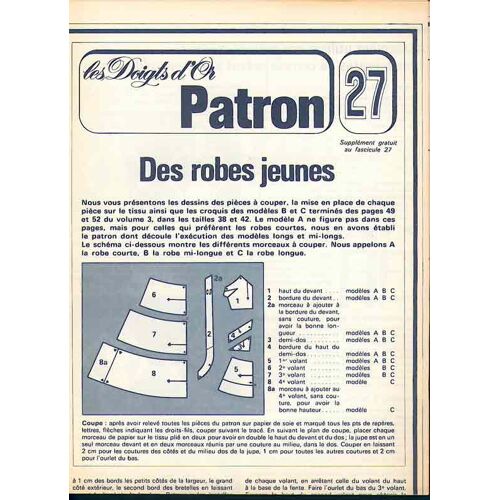 Les Doigts D'or (Patron Seulement) 27
