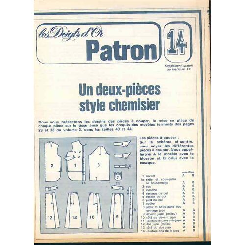 Les Doigts D'or (Patron Seulement) 14