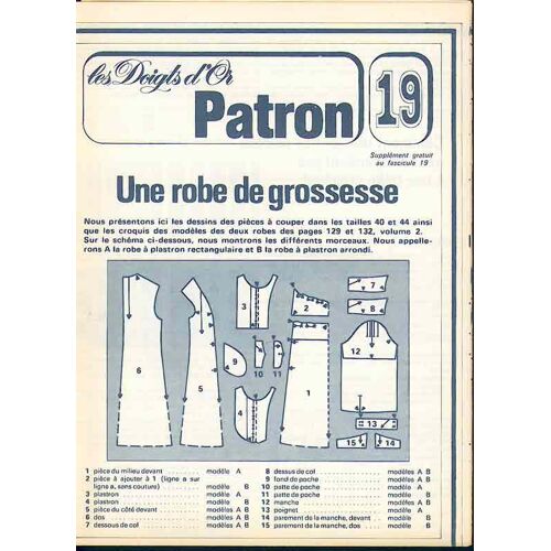 Les Doigts D'or (Patron Seulement) 19