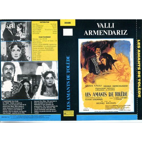 Jaquette Pour V H S - " Les Amants De Tolède " : Alida Vali / Pedro Armendariz - " S A S A San Salvador " : Tom O'keeffe