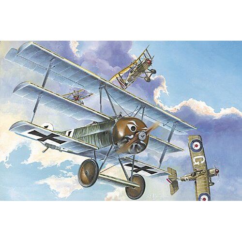 Roden Fokker Fi German Triplane Fighter Airplane Model Kit-Roden