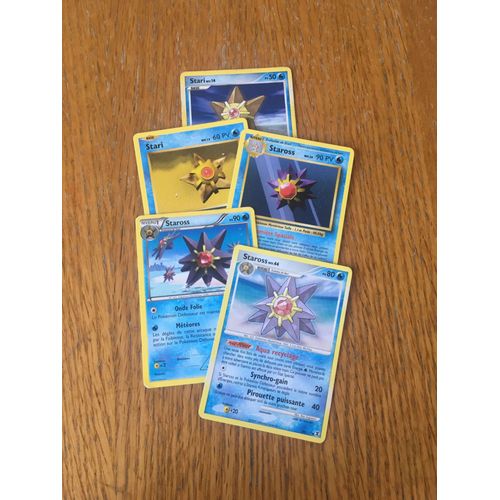 (1474) 2x Stari + 3x Staross (Pokemon)