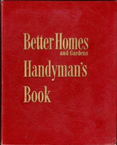 Better Homes And Gardens Handyman's Book