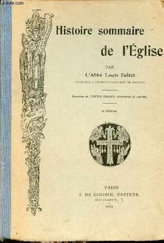 Histoire Sommaire De L Église - 4e Édition.