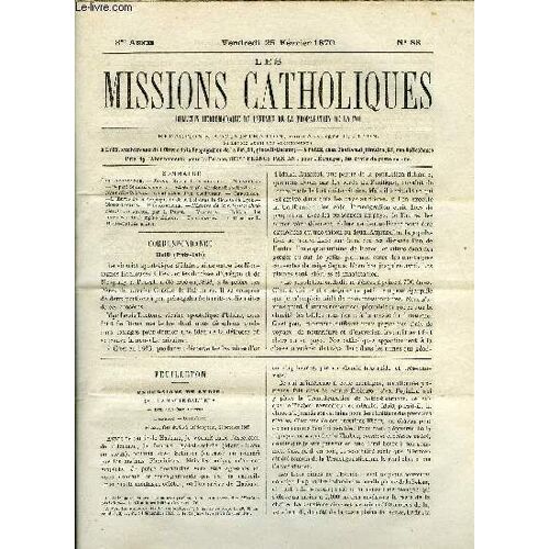 Les Missions Catholiques N° 88 - Excursions En Syrie : Iv. La Haute Galilée Par P. Martin, Idaho, Chronique, Histoire De La Religion Chrétienne Au Japon, Tableau Des Provinces De L Empire Chinois