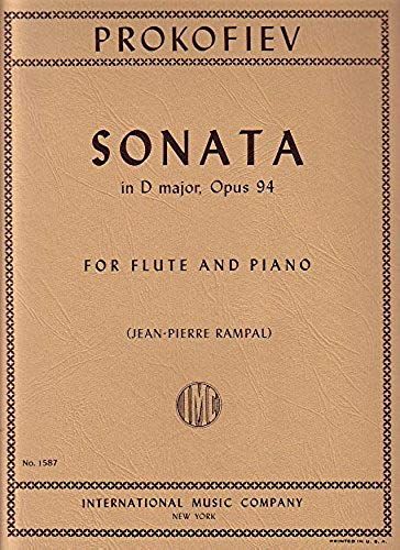 Prokofiev - Sonata In D Major Opus 94 For Flute And Piano
