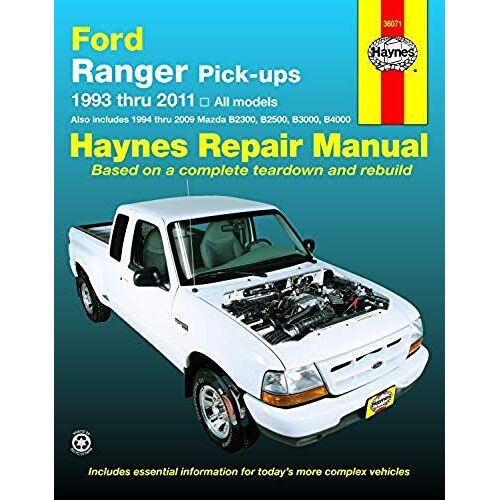 Ford Ranger (93-11) & Mazda B2300/B2500/B3000/B4000 (94-09) Haynes Repair Manual