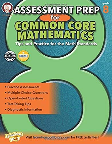 Assessment Prep For Common Core Mathematics, Grade 8