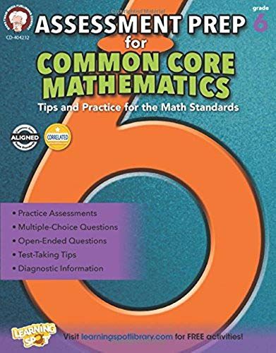 Assessment Prep For Common Core Mathematics, Grade 6