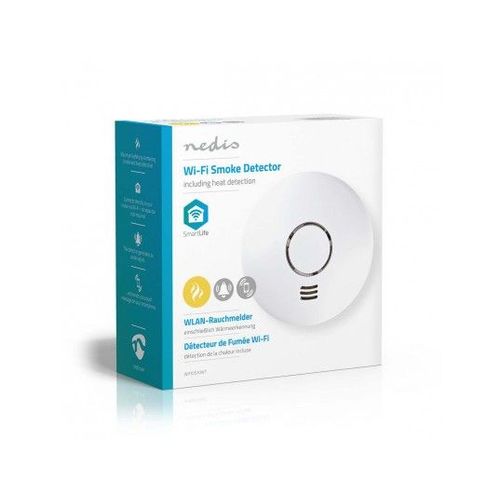 Détecteur de fumée Intelligent Wi-Fi Nedis WIFIDS10WT