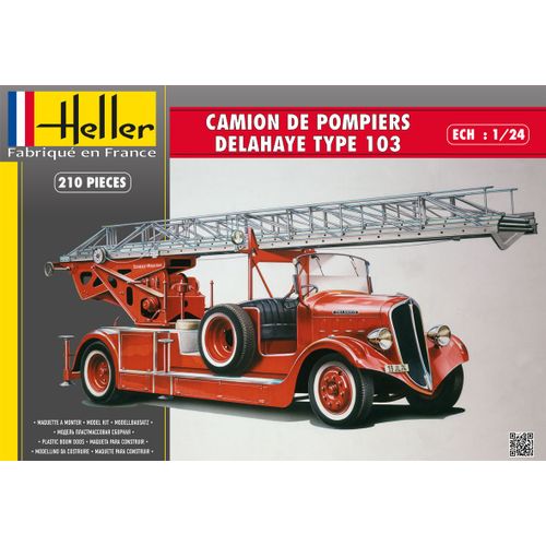 Maped Heller Joustra Camion De Pompiers Delahaye Type 103 "Bonneville-Maped-Heller-Joustra