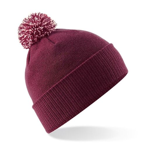 Bonnet Snowstar - Adulte - B450 - Rouge Bordeau Et Blanc