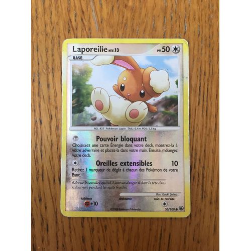 (285) Laporeille 53/100 Pokemon