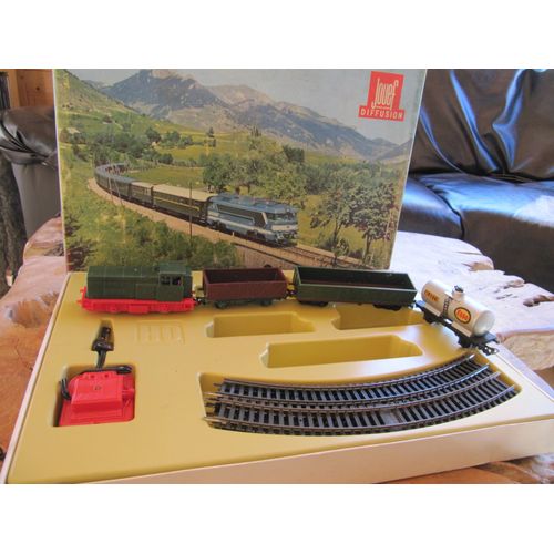 Train Électrique Jouef Diffusion À Piles, Marchandises Réf : 420 Jouef-Jouef