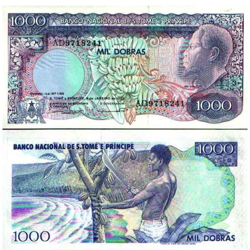 Billet Sao Tome Et Principe 1000 Dobras