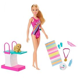 Barbie Dreamhouse Adventures Swim 'n Dive Doll 30 Cm Accessoires