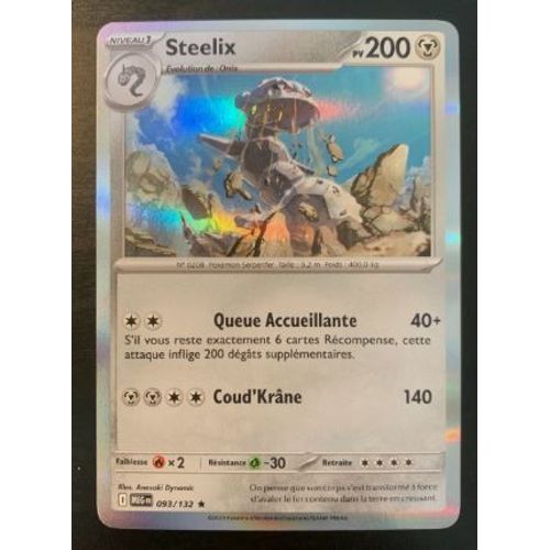 Pokémon Steelix 093 / 132 Holo Meg Méga Evolution