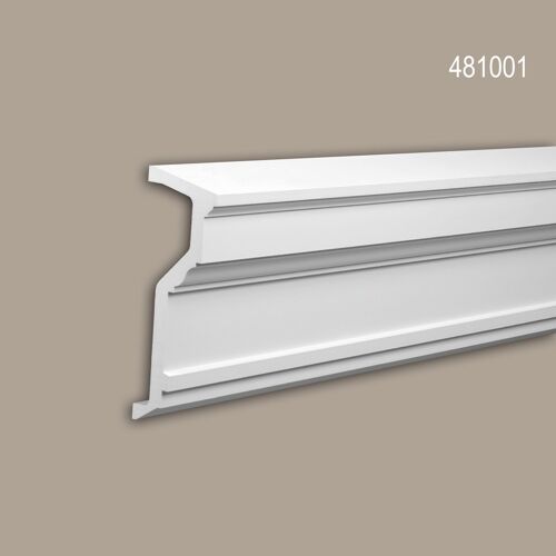Corniche Profhome 481001 Profil de façade Moulure décorative Moulure décorative style Néo-Classicisme blanc 2 m