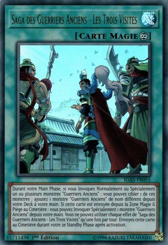 Yu Gi Oh Saga Des Guerriers Anciens Les Trois Visites Igas Fr055 Ultra Rare