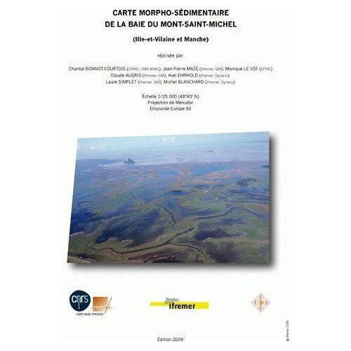 Carte Morpho-Sédimentaire De La Baie Du Mont-Saint-Michel - Ille-Et-Vilaine Et Manche