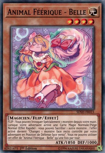 Yugioh! Animal Féérique - Belle (Sdsh-Fr015)