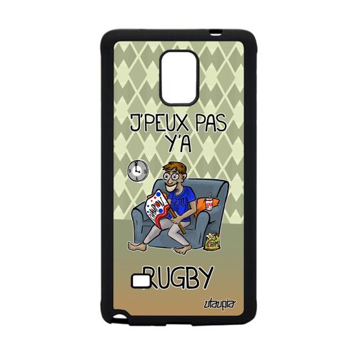 Coque J'peux Pas Y'a Rugby Samsung Note 4 Silicone Drole Original Comique Portable Tpu Xv De France Bd Texte Mobile Jpeux Je Galaxy