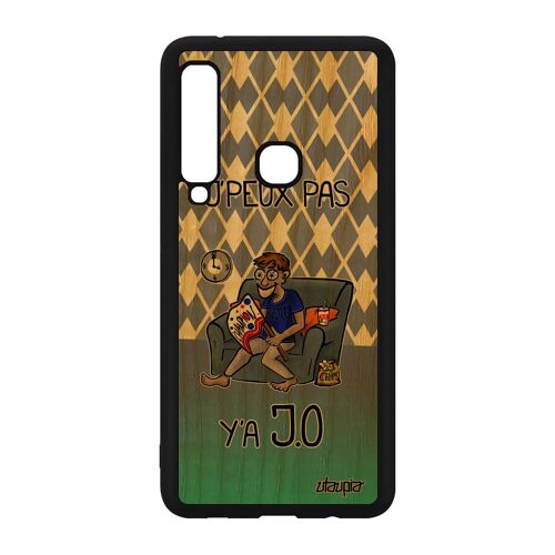 Coque En Vrai Bois Samsung A9 2018 Silicone J'peux Pas Y'a Jo Portable Jpeux Humour Bd Je Original Frêne Smartphone Texte Galaxy