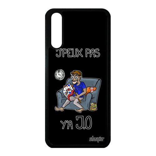 Coque Huawei P20 Silicone J'peux Pas Y'a Jo Mobile Noir Humoristique Telephone Drole Jpeux Humour Athletisme Supporter Bd Texte Etui