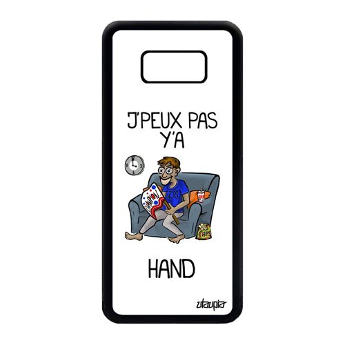 Coque Samsung S8+ Plus Silicone J'peux Pas Y'a Hand Humour Case Je Texte Antichoc Humoristique Supporter Drole Bande Dessinée Galaxy