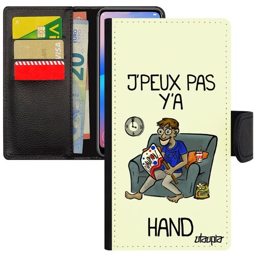 Coque Iphone 13 Mini Rabat J'peux Pas Y'a Hand Je Mobile Handball Supporter Jpeux Drole Blanc De Protection En Made In France