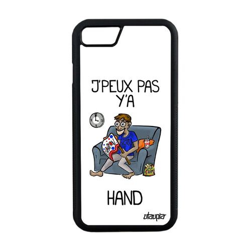 Coque Iphone 8 Silicone J'peux Pas Y'a Hand Humour Telephone Je Handball Bande Dessinée Blanc Drole Etui Jpeux Texte Supporter