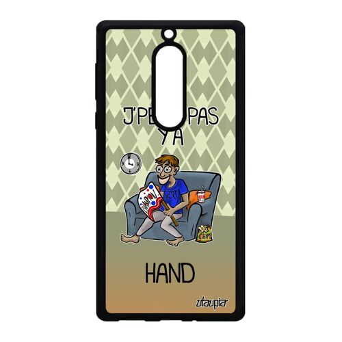 Coque silicone Nokia 5 j'peux pas y'a handball vert humour bd texte souple comique rigide portable drole supporter etui je TA-1053