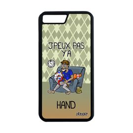 Coque Pour Iphone 8+ Plus Silicone J'peux Pas Y'a Handball Jpeux Aluminium Bd Original Supporter Hand Je Smartphone Drole Vert