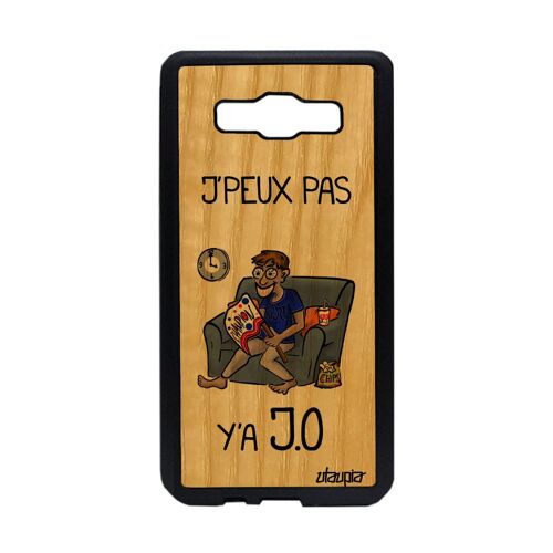 Coque Bois Pour A5 2015 Silicone J'peux Pas Y'a Jo Je Telephone Athletisme Humour Sport Noir Jpeux Mobile Gris Motif Samsung Galaxy