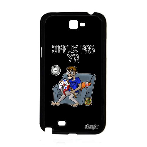 Coque En Silicone Galaxy Note 2 J'peux Pas Y'a Hand Texte Noir Humour Supporter De Protection Handball Je Jpeux Drole Bd Samsung