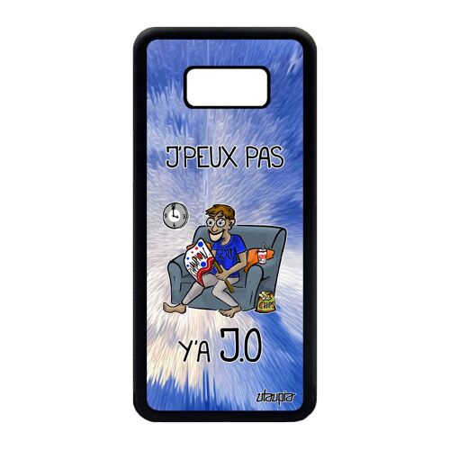 Coque J'peux Pas Y'a Jo Samsung S8+ Plus Silicone Sport Smartphone Bumper Je Supporter Dessin Portable Tpu Etui Drole Texte Galaxy