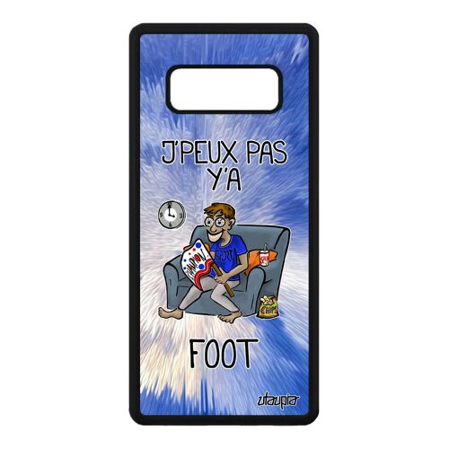 Coque Silicone Pour Note 8 J'peux Pas Y'a Foot Drole Original Bleu Jpeux Je Comique Rigide Noir De Protection Dessin Samsung Galaxy