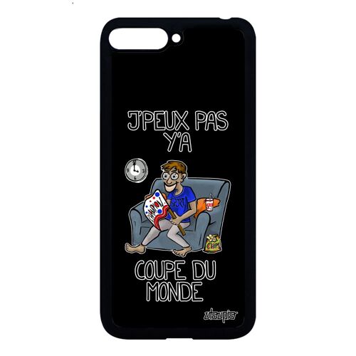 Coque Silicone J'peux Pas Y'a Coupe Du Monde Huawei Y6 2018 Case Humour Noir Sport Bd Foot Housse Texte Basket Atu-L21 Hand Drole De